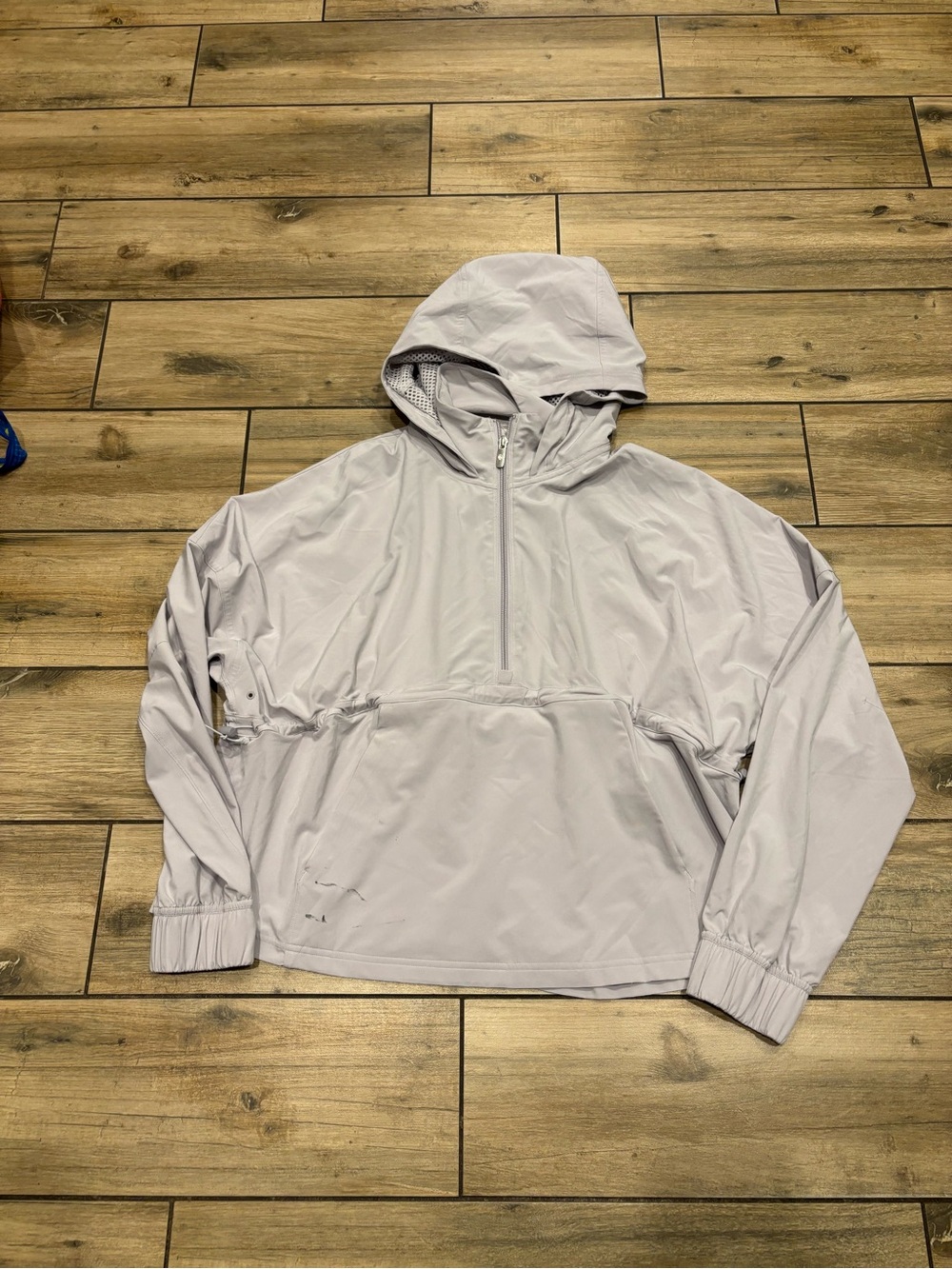 Lululemon Athletica Lightweight Quarterzip Hoodie Size 6 Boxy Fit